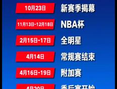 开云体育平台APP-NBA公布新赛季常规赛赛程安排